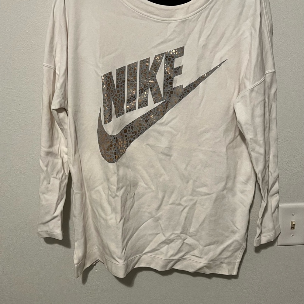 Nike White Long Sleeve